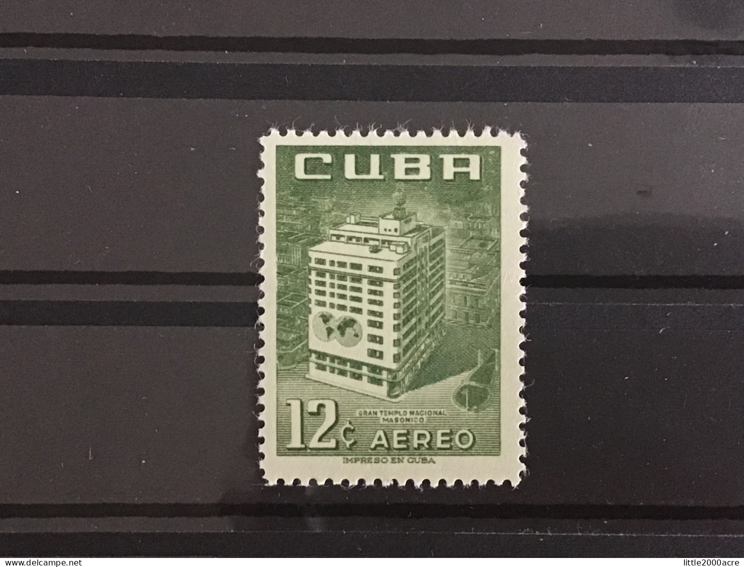 Cuba 1956 Air Masonic Lodge Mint SG 771 Sc C135 - Unused Stamps