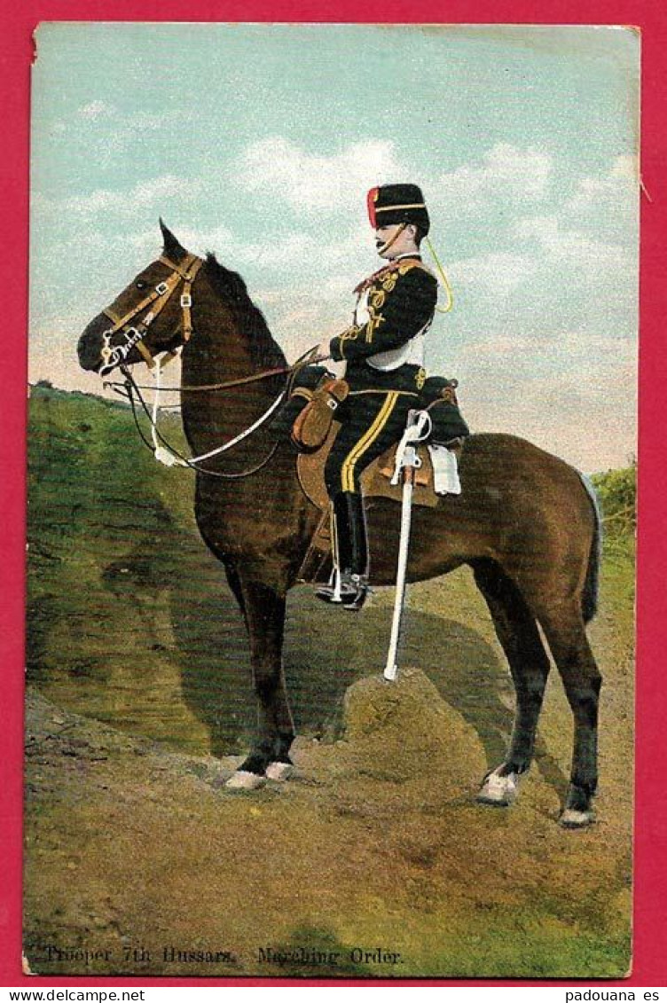 AC955 MILITARIA MILITAIRES HUSSARDS HUSSARS A CHEVAL MARCHING ORDER - Other & Unclassified