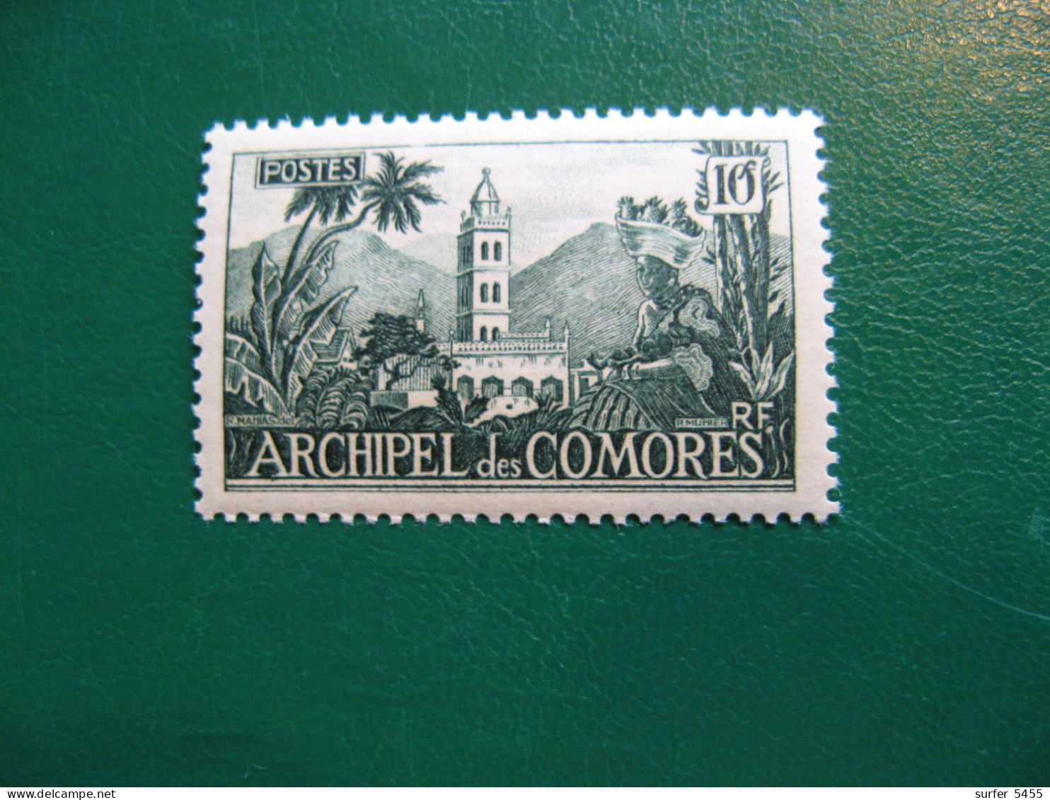 COMORES YVERT POSTE ORDINAIRE N° 8 TIMBRE NEUF** LUXE COTE 2,00 EUROS - Unused Stamps