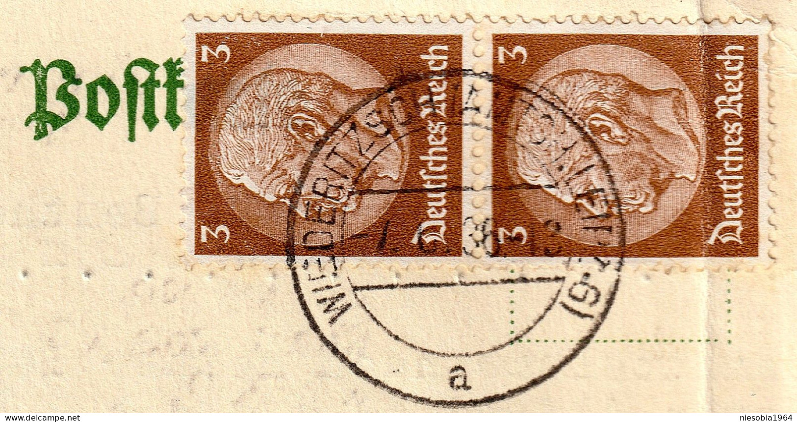Nazi Germany Postal Stationery - Dr Hermstedt Lawyer Siegel June 7, 1936 Wiederitzsch District Court Leipzig - Postcards