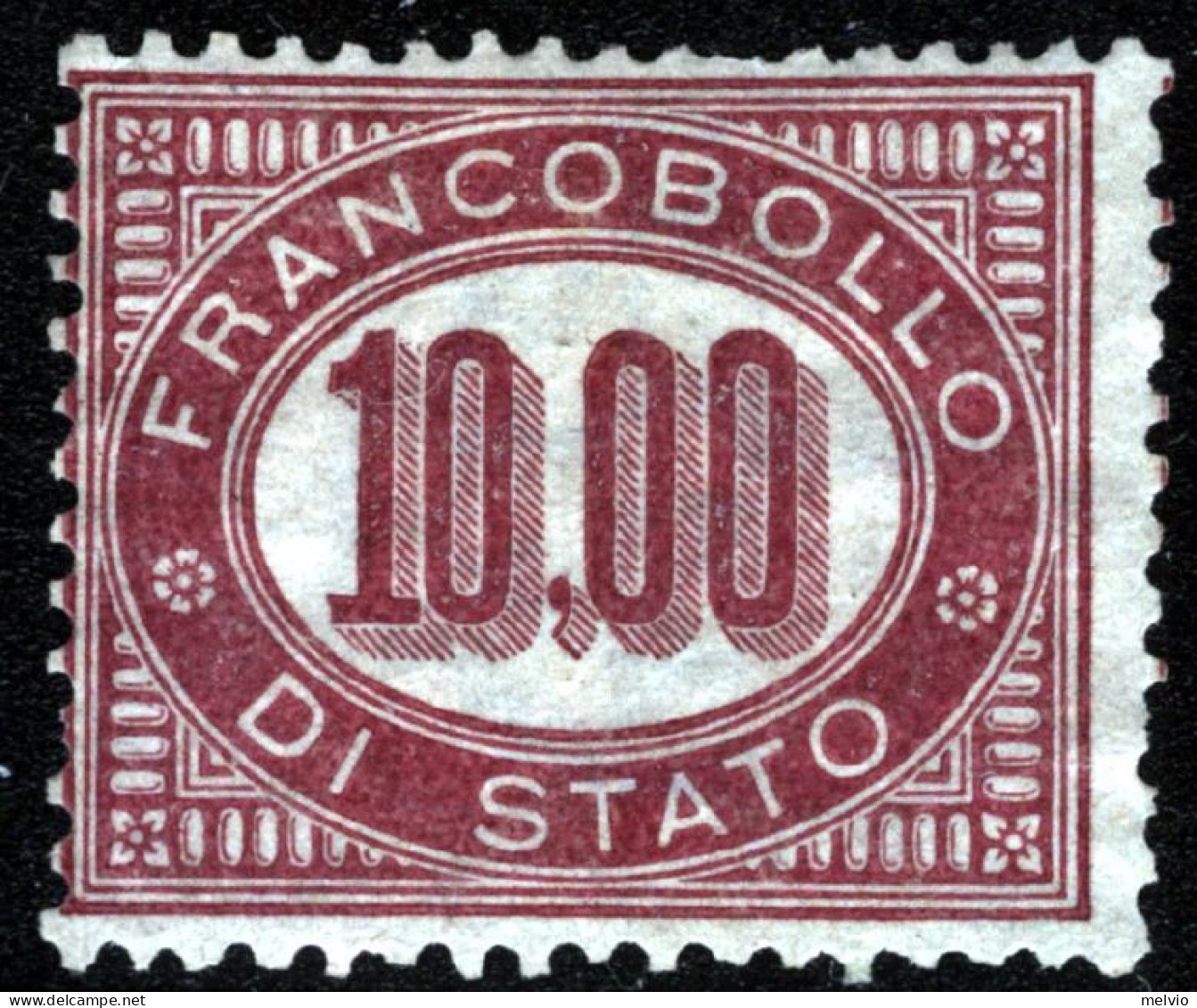 1875-Italia (NG=no Gum) Servizio L.10 - Mint/hinged