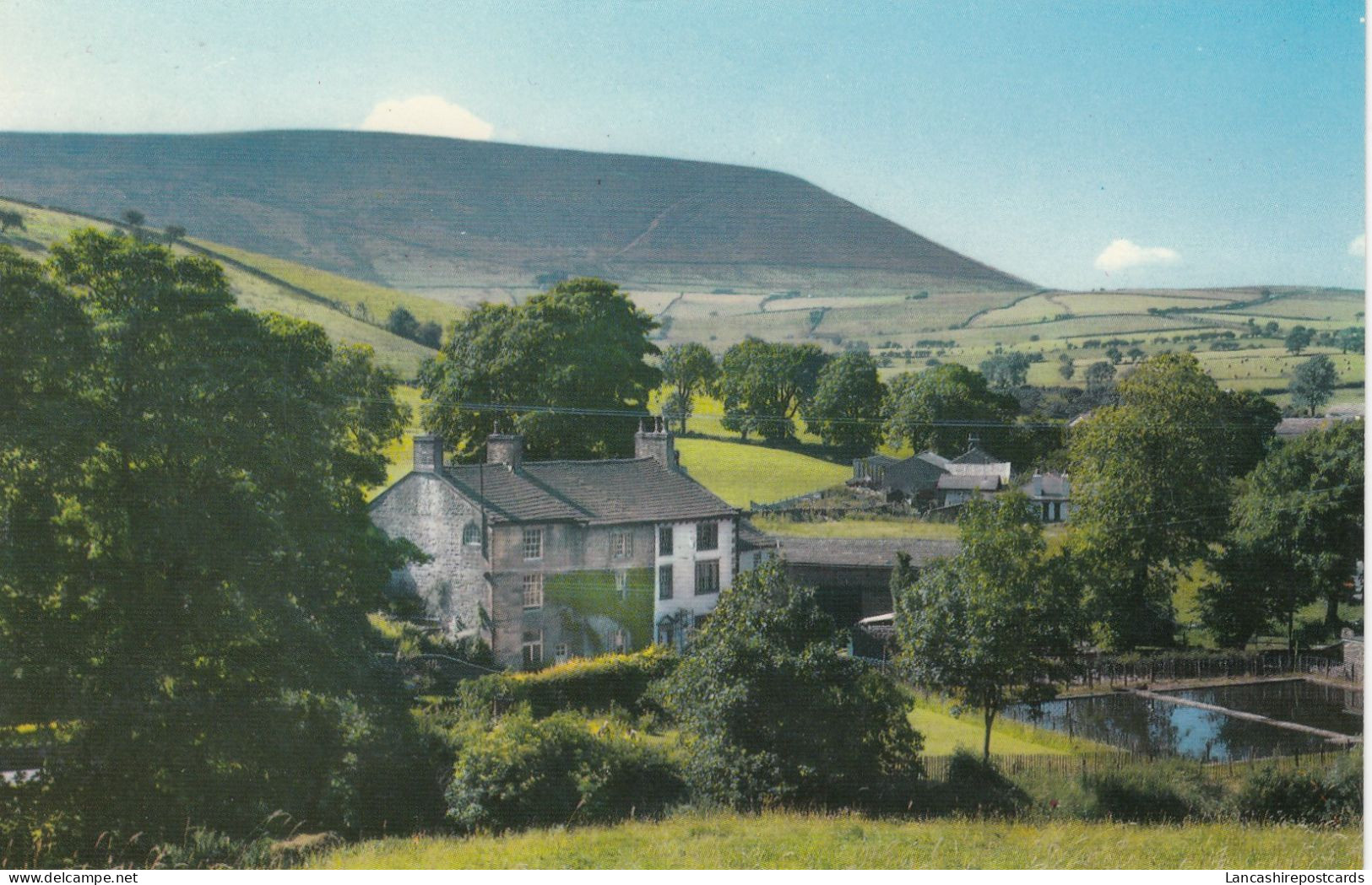 Postcard Pendle Hill Lancashire [ The Famous Witch Country ] My Ref B14937 - Otros & Sin Clasificación