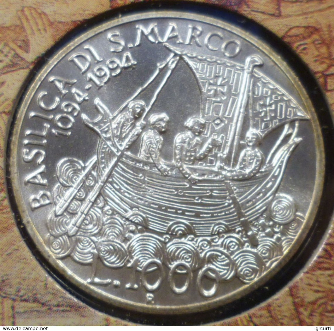 Italia - 1000 Lire 1994 - Anno Marciano In Venezia - Gig#461 - KM# 165 - 1 000 Lire
