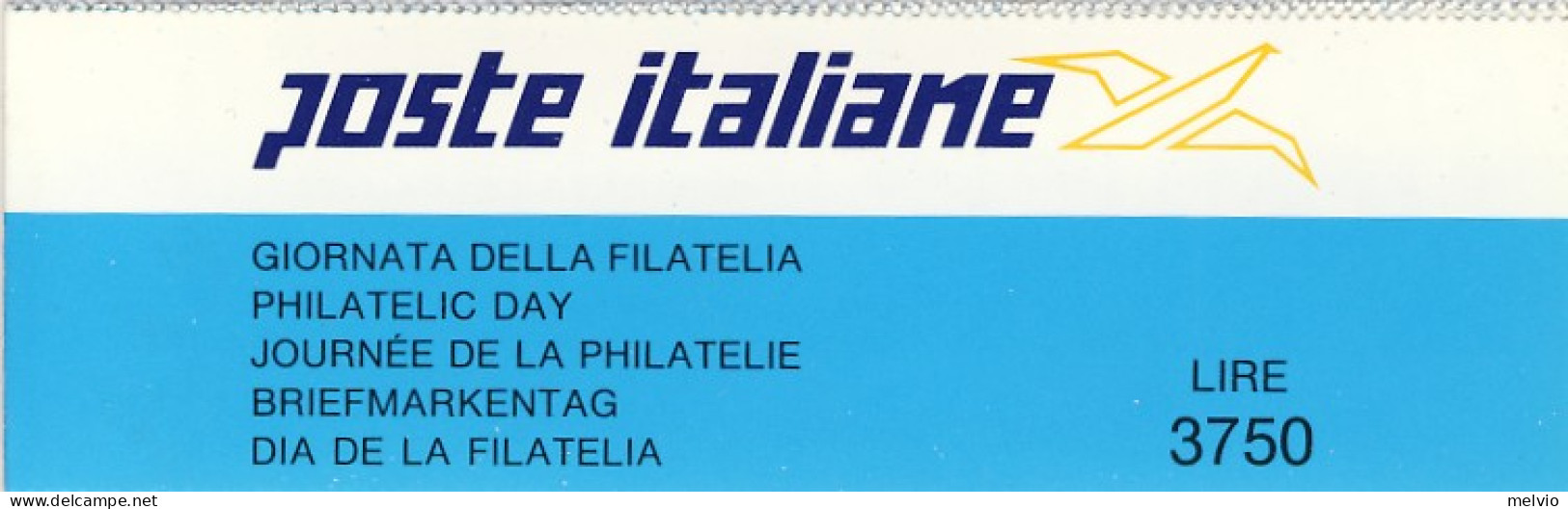 1992-Italia (MNH=**) Libretto 5 Valori "giornata Della Filatelia"cat.Sassone Eur - 1946-60: Ungebraucht