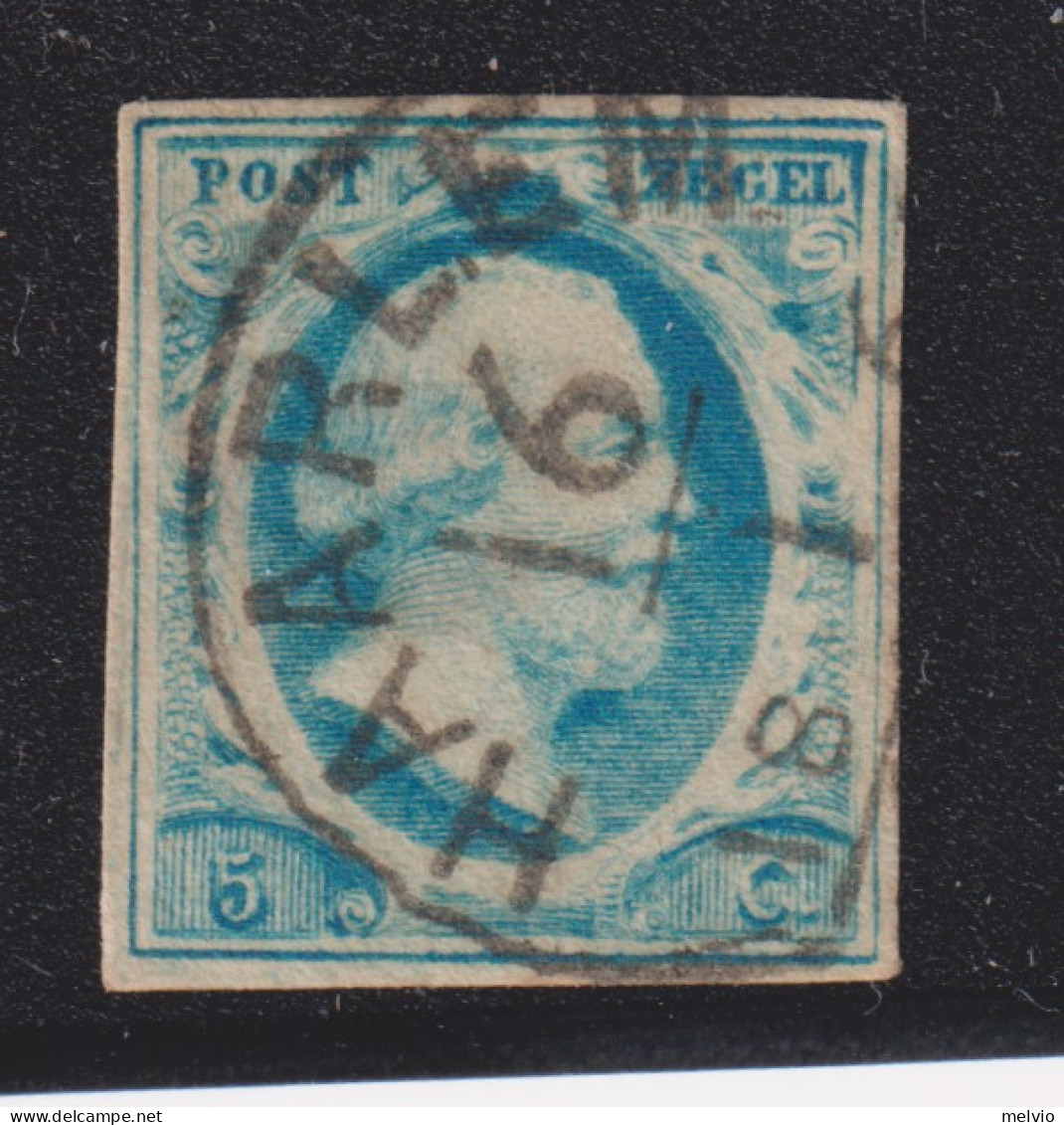 1852-Olanda (O=used) 5c. Guglielmo III - Used Stamps