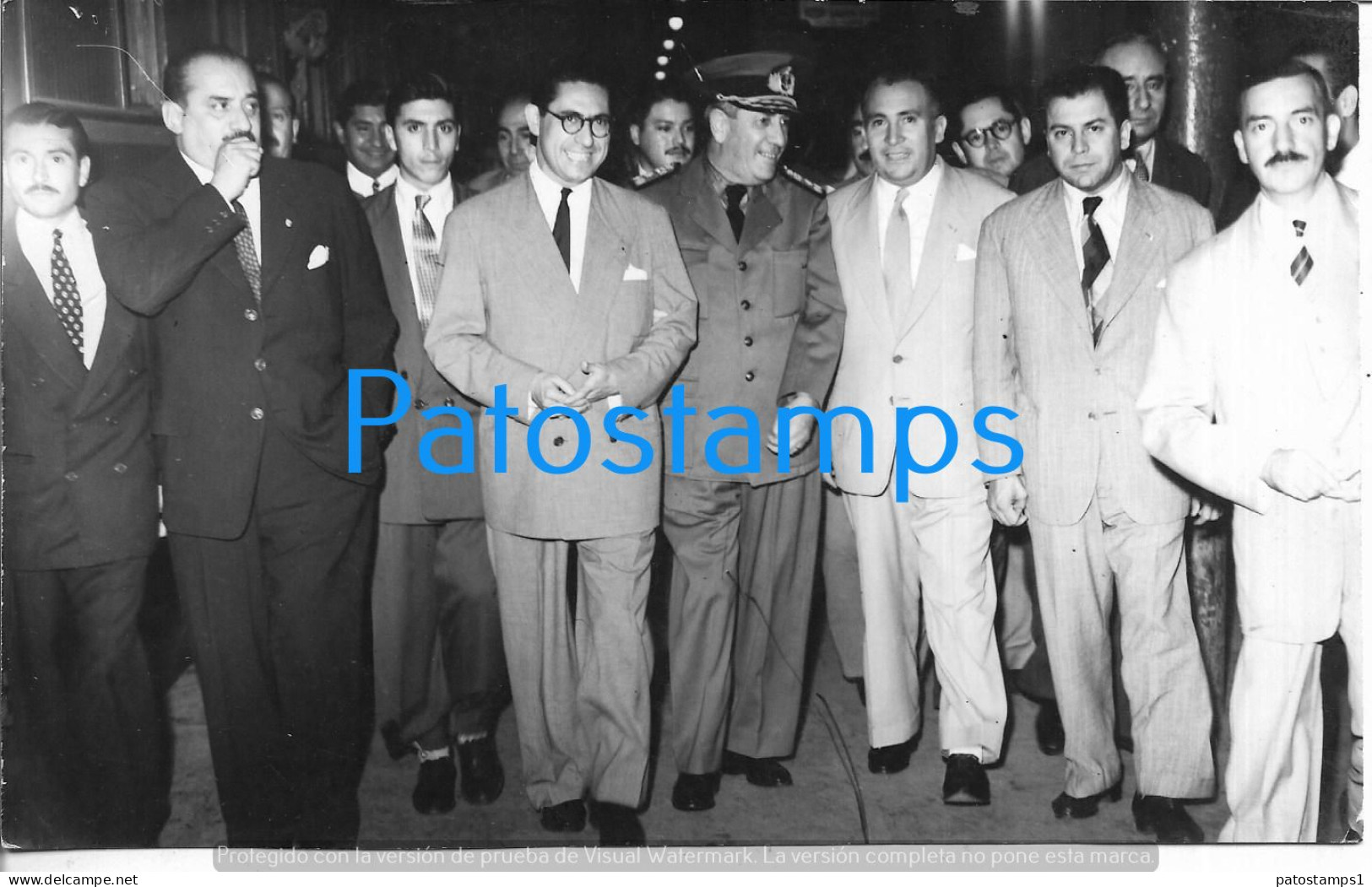 229169 ARGENTINA TUCUMAN GOBERNADOR FERNANDO RIERA 1951 ALMIRANTE GARCIA & MINISTRO MARINA 18.5 X 11.5 PHOTO NO POSTCARD - Argentina
