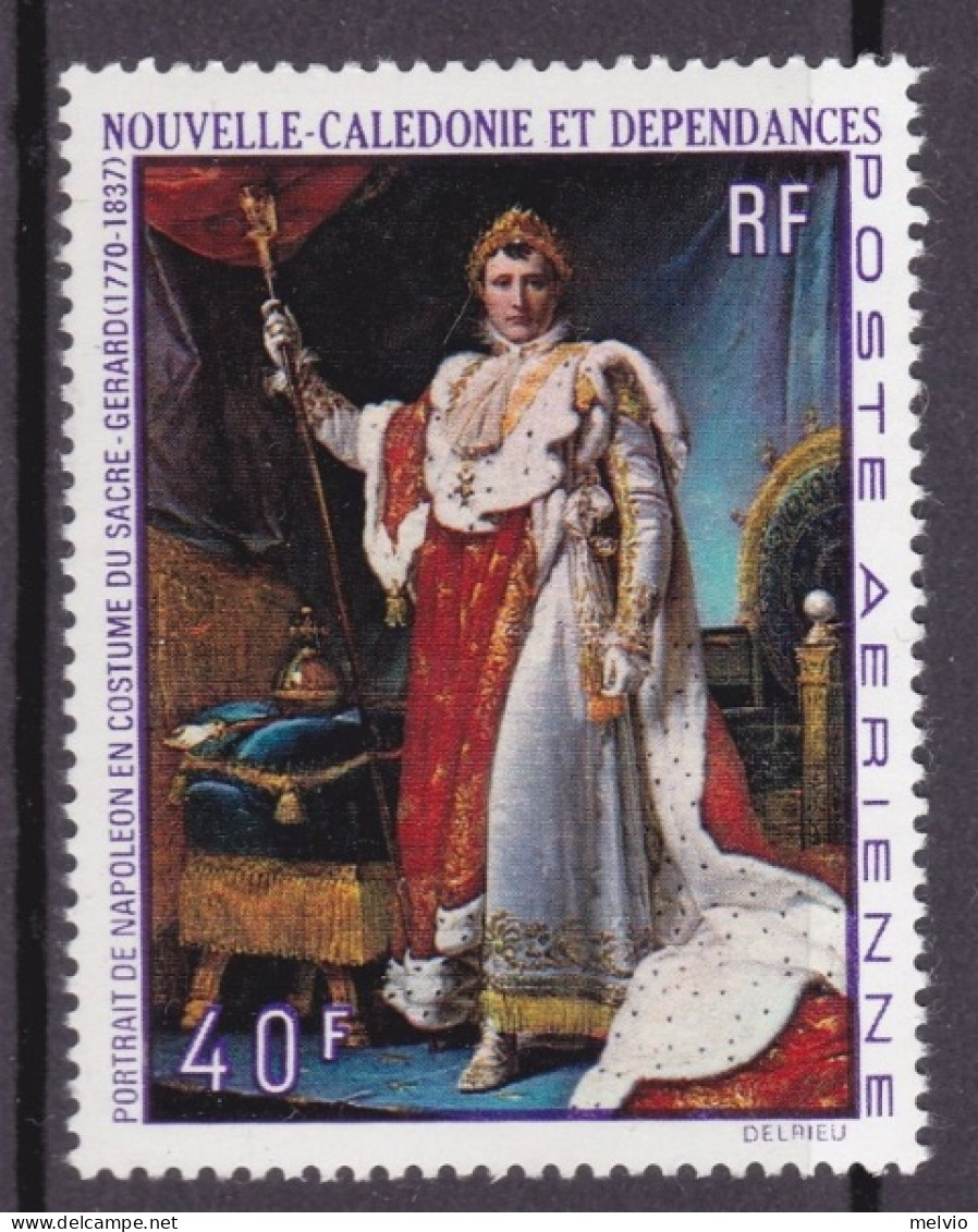 1969-Nuova Caledonia (MNH=**)posta Aerea S.1v."200 Anniversario Nascita Di Napol - Ongebruikt