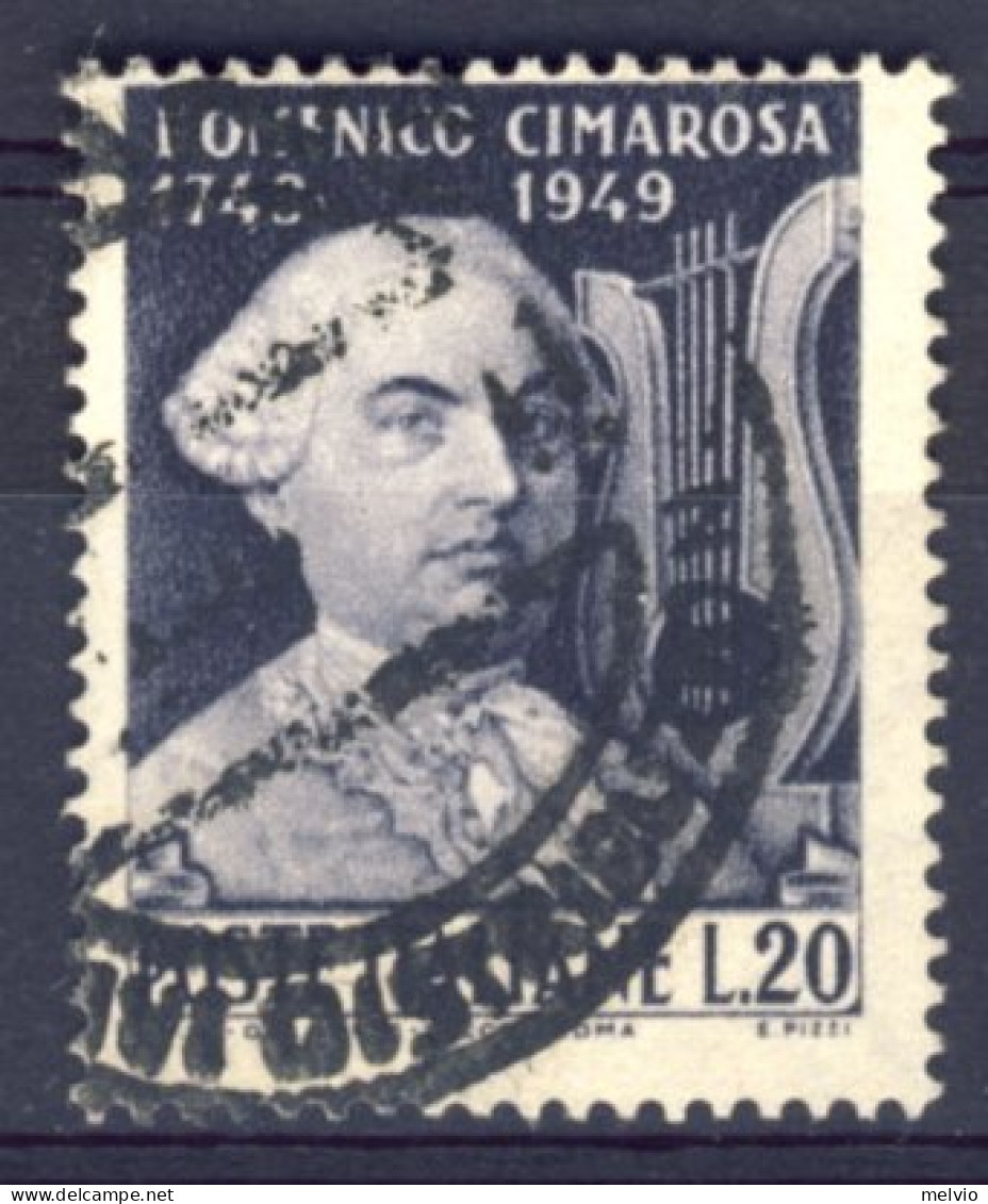 1949-Italia (O=used) Serie 1 Valore Cimarosa - 1946-60: Neufs