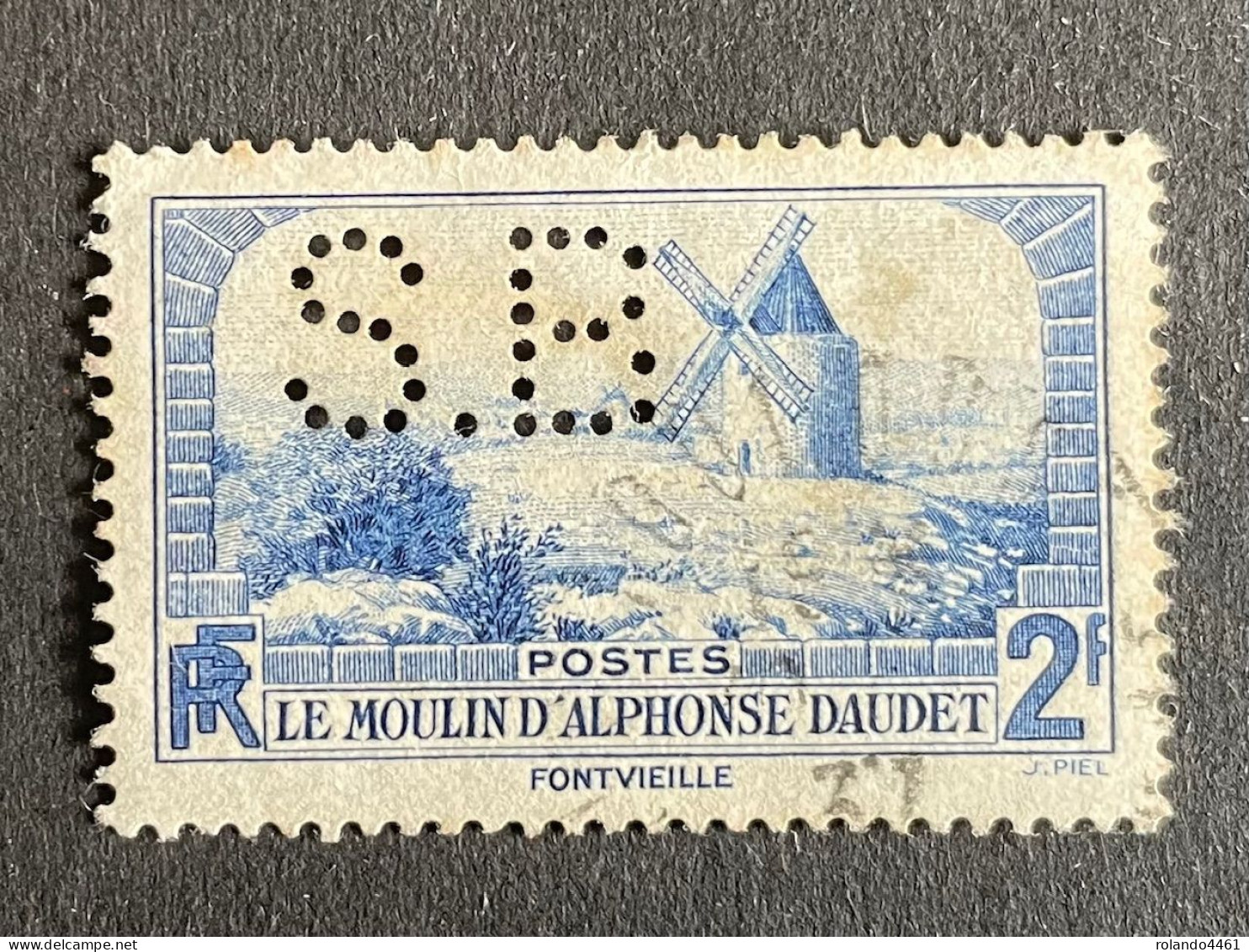 FRANCE S N° 311 1937 S.B 21 Indice 3 Perforé Perforés Perfins Perfin !! Superbe ! - Autres & Non Classés