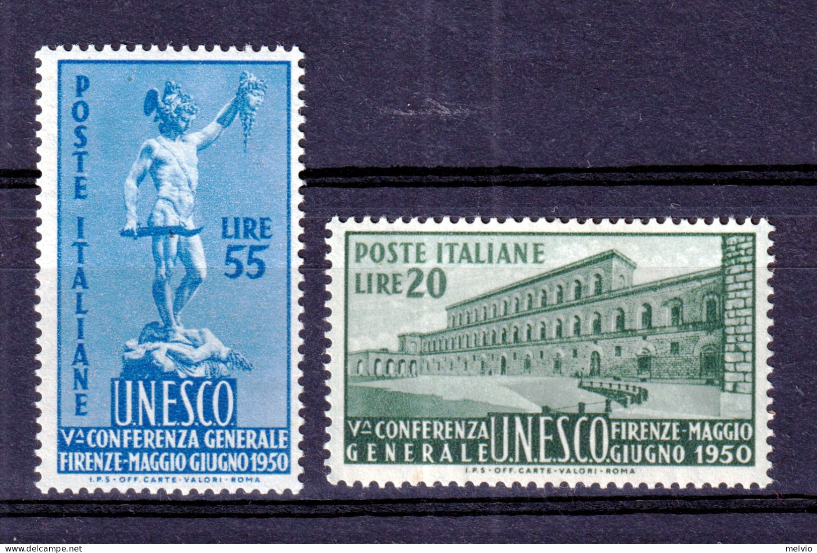 1950-(MNH=**) UNESCO Serie Completa Nuova Gomma Originale Ed Integra - 1946-60: Neufs