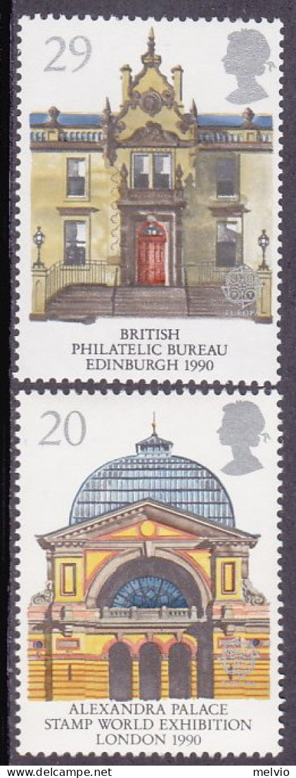 1990-Gran Bretagna (MNH=**) S.2v."Europa CEPT" - Unused Stamps
