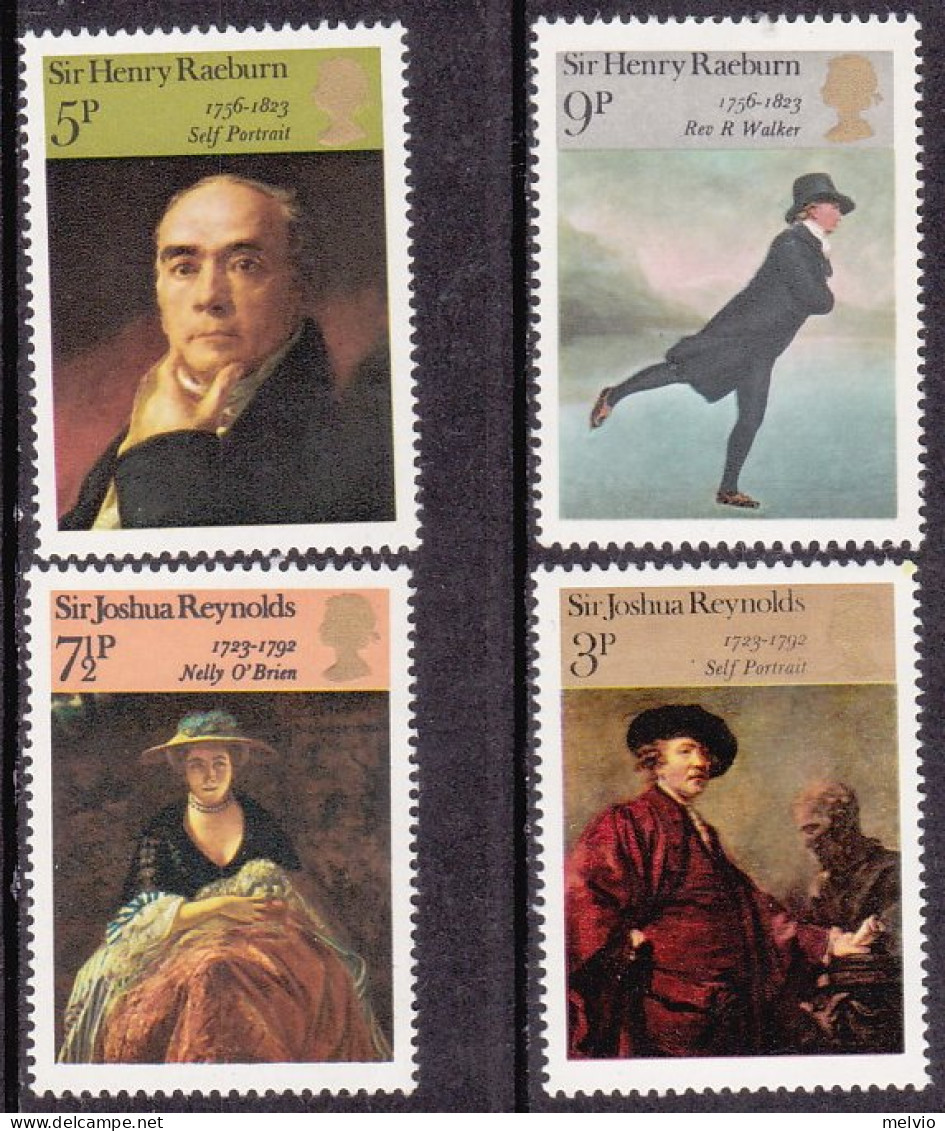 1973-Gran Bretagna (MNH=**) S.4v."quadri Di Pittori Vari" - Unused Stamps