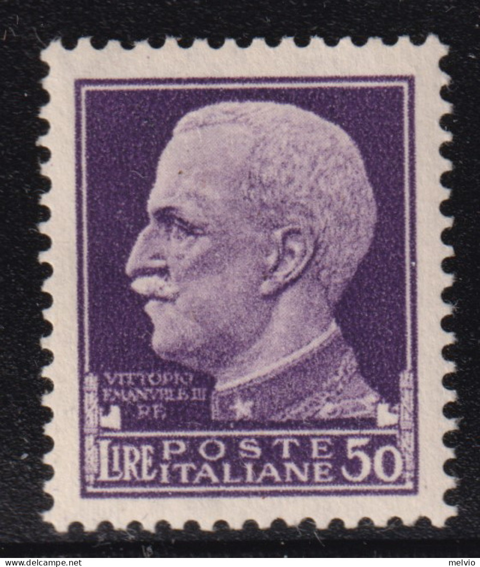 1929-Italia (MNH=**) L. 50 Imperiale - Neufs
