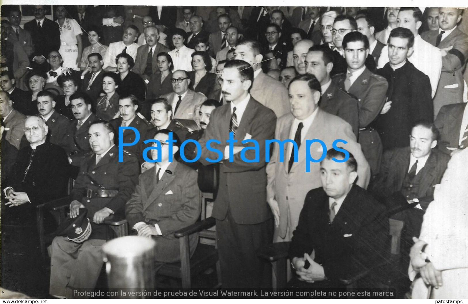 229170 ARGENTINA TUCUMAN GOBERNADOR FERNANDO RIERA 1951 POSESION ELECTORAL 18.5 X 11.5 PHOTO NO POSTCARD - Argentina