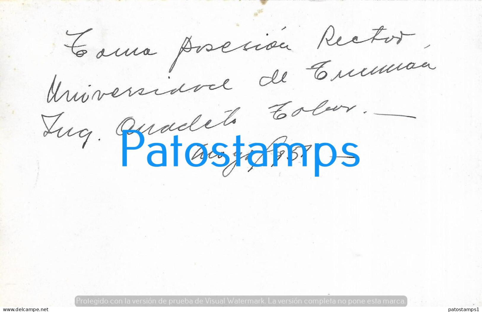 229170 ARGENTINA TUCUMAN GOBERNADOR FERNANDO RIERA 1951 POSESION ELECTORAL 18.5 X 11.5 PHOTO NO POSTCARD - Argentina