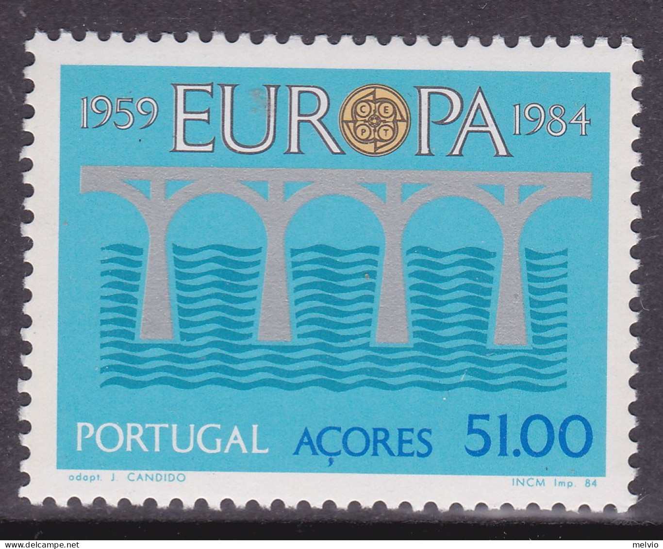 1984-Azzorre (MNH=**) S.1v."Europa Cept" - Açores