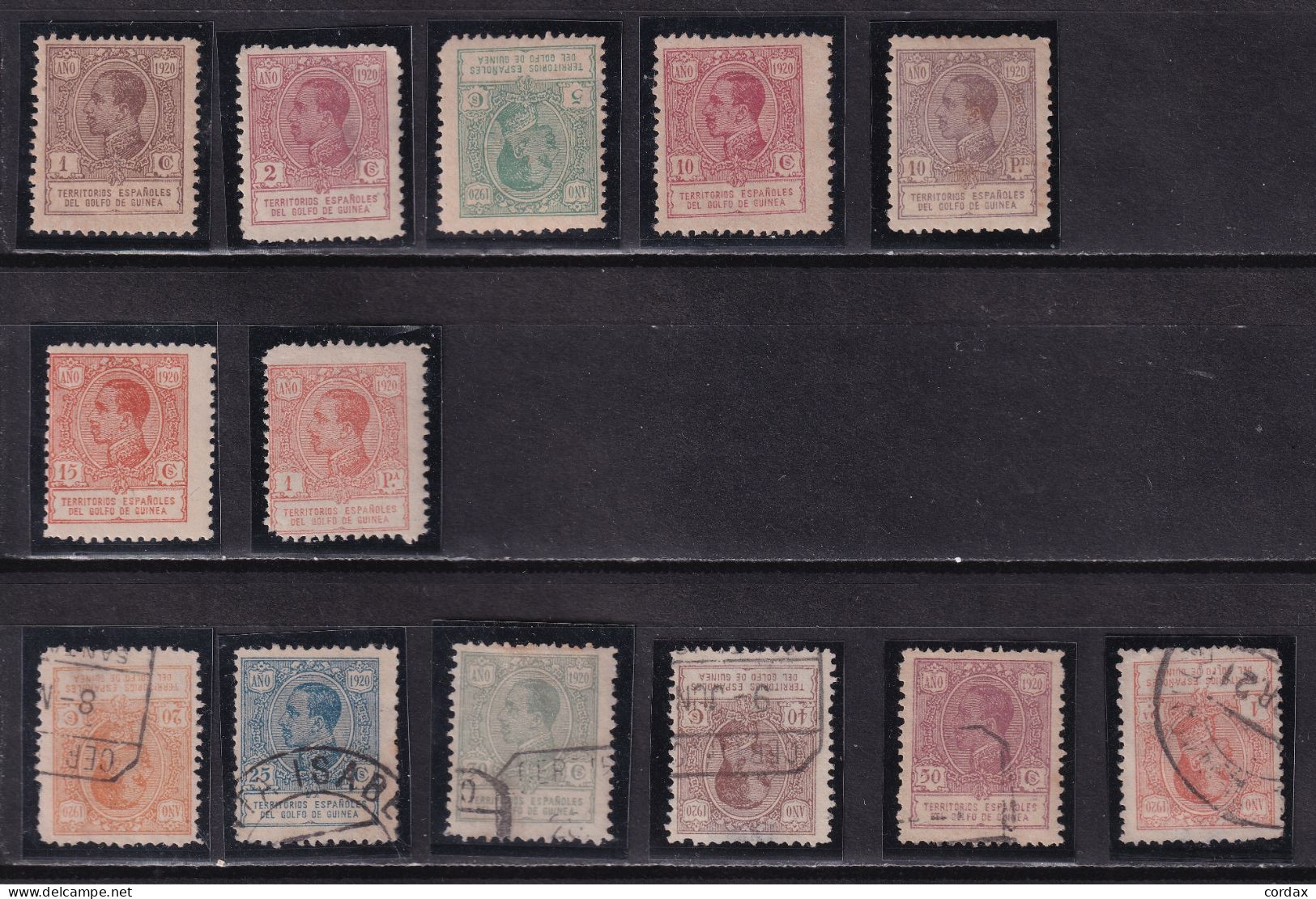 1920 ALFONSO XIII GUINEA ESPAÑOLA SERIE COMPLETA*/º. LEER DESCRIPCIÓN - Spanish Guinea