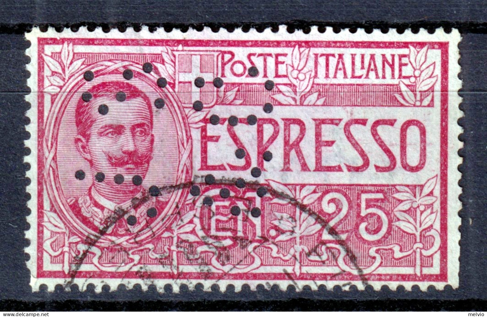 1903 Circa PERFIN S.V./et C. (S. Venturi Et C.) Su Espresso C.25 Usato - Oblitérés