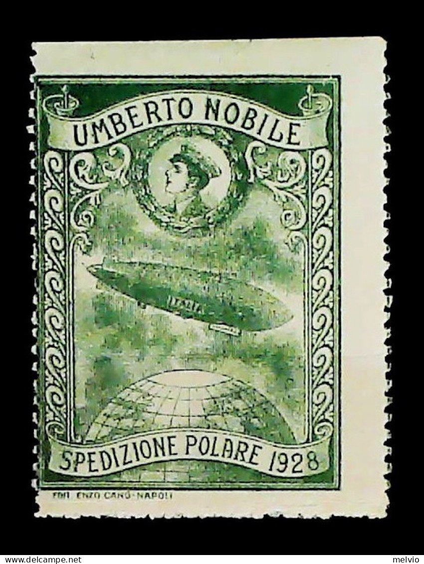 1928-Italia (MNH=**) Erinnofilo Umberto Nobile Spedizione Polare - Erinnofilia