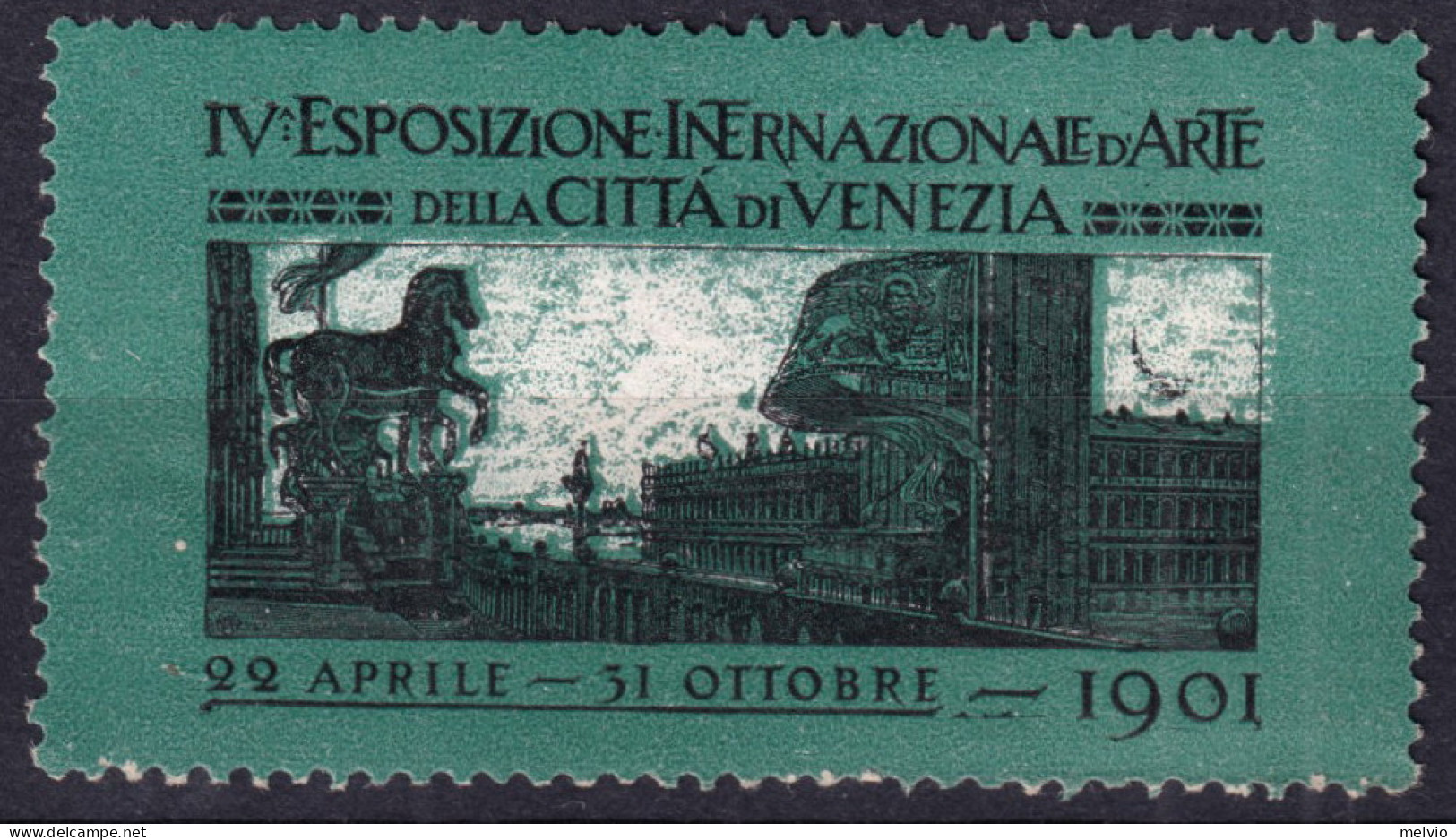 1901-Italia (MLH=*) Venezia Esposizione D'arte Erinnofilo - Erinnophilie