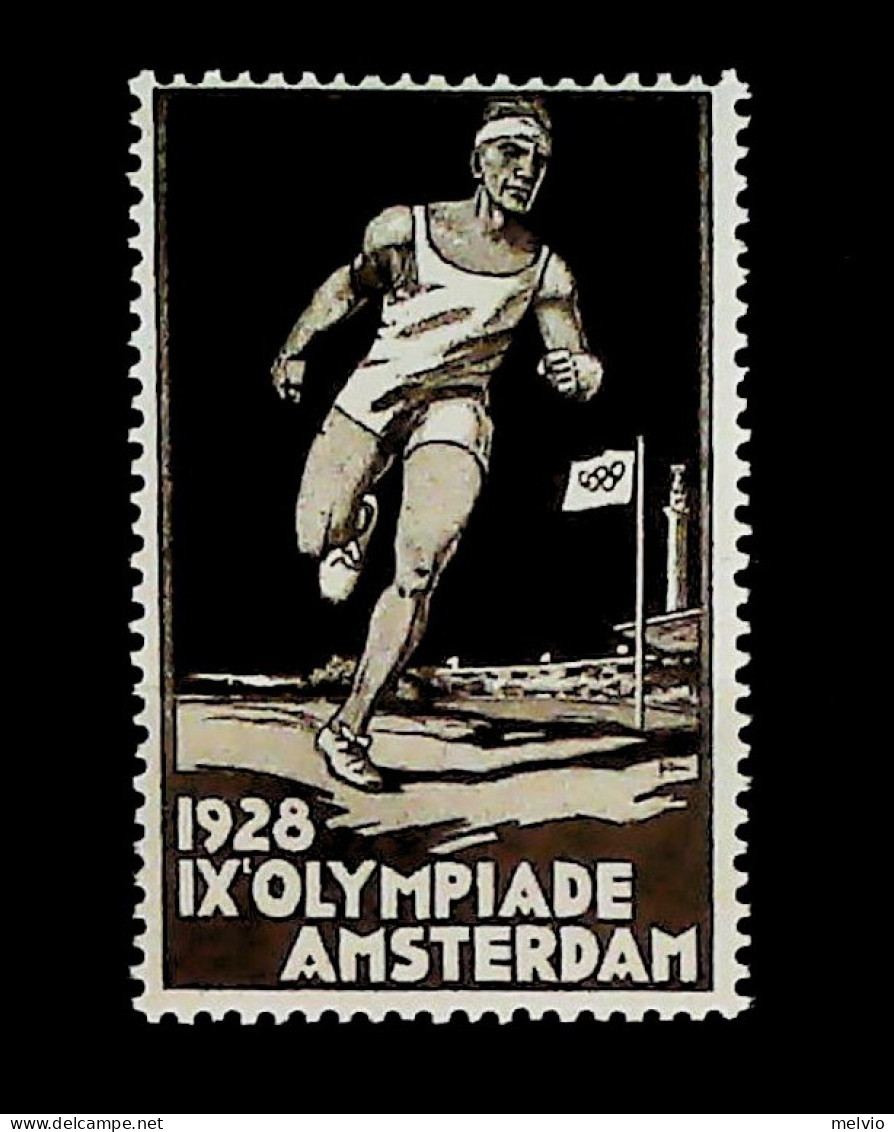 1928-Italia (MNH=**) IX Olympiade Amsterdam Erinnofilo - Erinnophilie