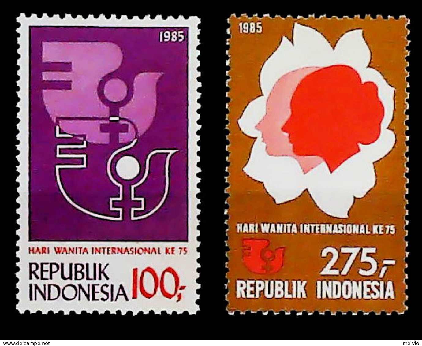 1985-Indonesia (MNH=**) Giornata Donna - Indonesië