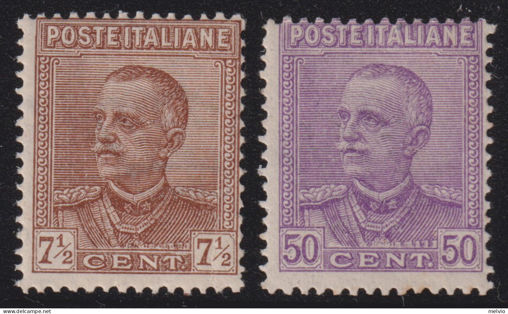 1928-Italia (MNH=**) Serie 2 Valori (224/25) - Mint/hinged