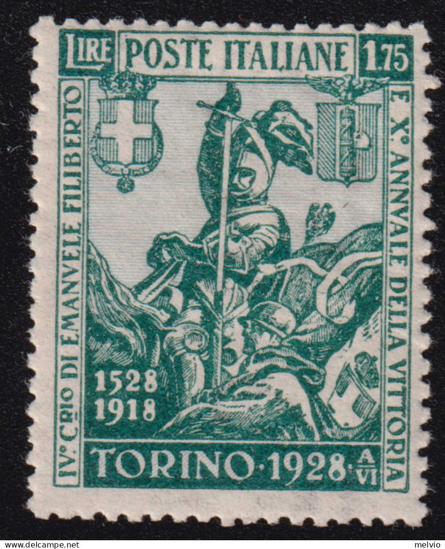 1928-Italia (MNH=**) L.1,75 Emanuele Filiberto - Neufs