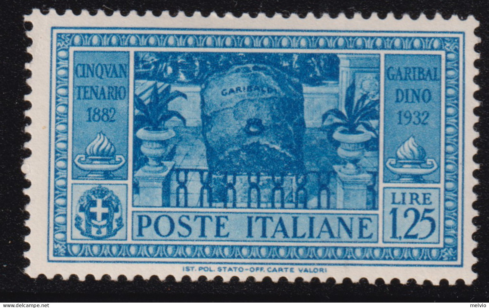 1932-Italia (MNH=**) L.1,25 Garibaldi (321) - Neufs