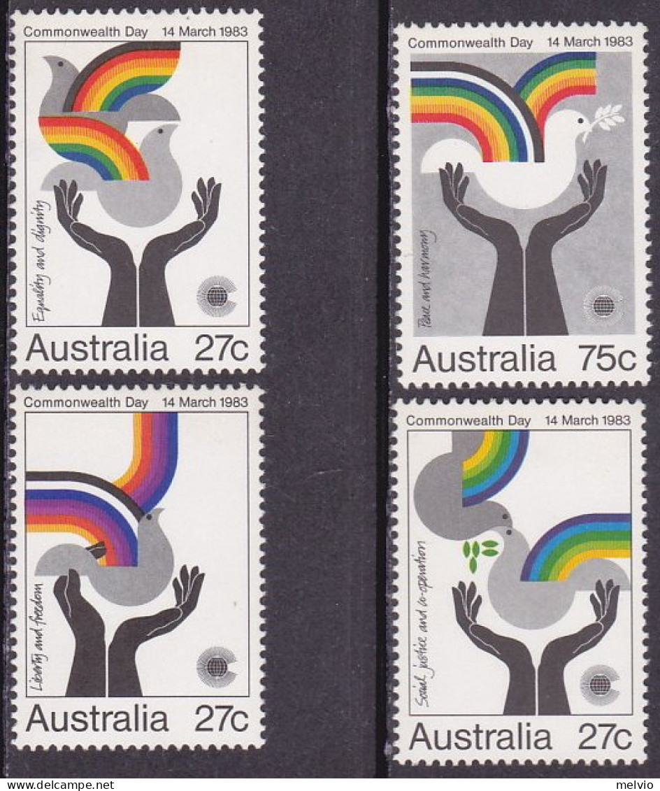 1983-Australia (MNH=**) S.4v."Commonwealth Day" - Altri & Non Classificati