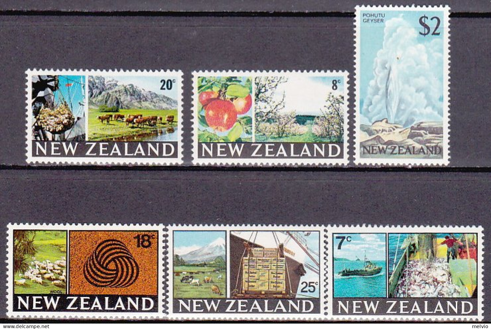 1969-Nuova Zelanda (MNH=**) S.6v."Soggetti Vari" - Sonstige & Ohne Zuordnung