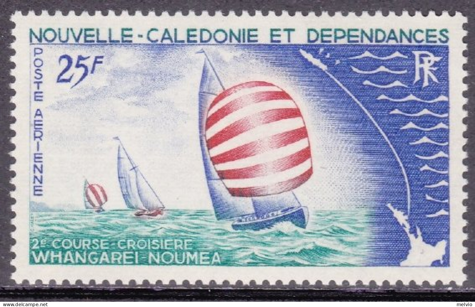 1967-Nuova Caledonia (MNH=**)posta Aerea S.1v."Gara Velica" - Unused Stamps