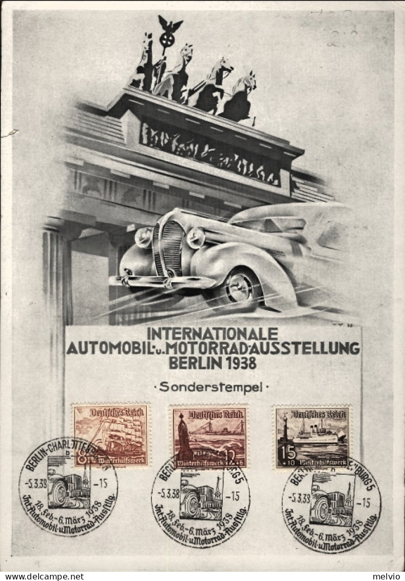 1938-Berlino Internationale Automobil U.Motorrad Ausstellung - Sonstige & Ohne Zuordnung