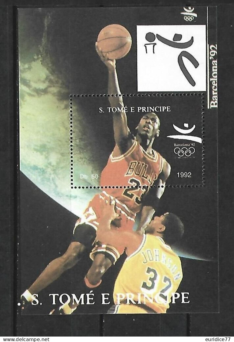 Sto. Tome & Principe 1992 - Olympic Games Barcelona 92 Gold Mnh** - Ete 1992: Barcelone