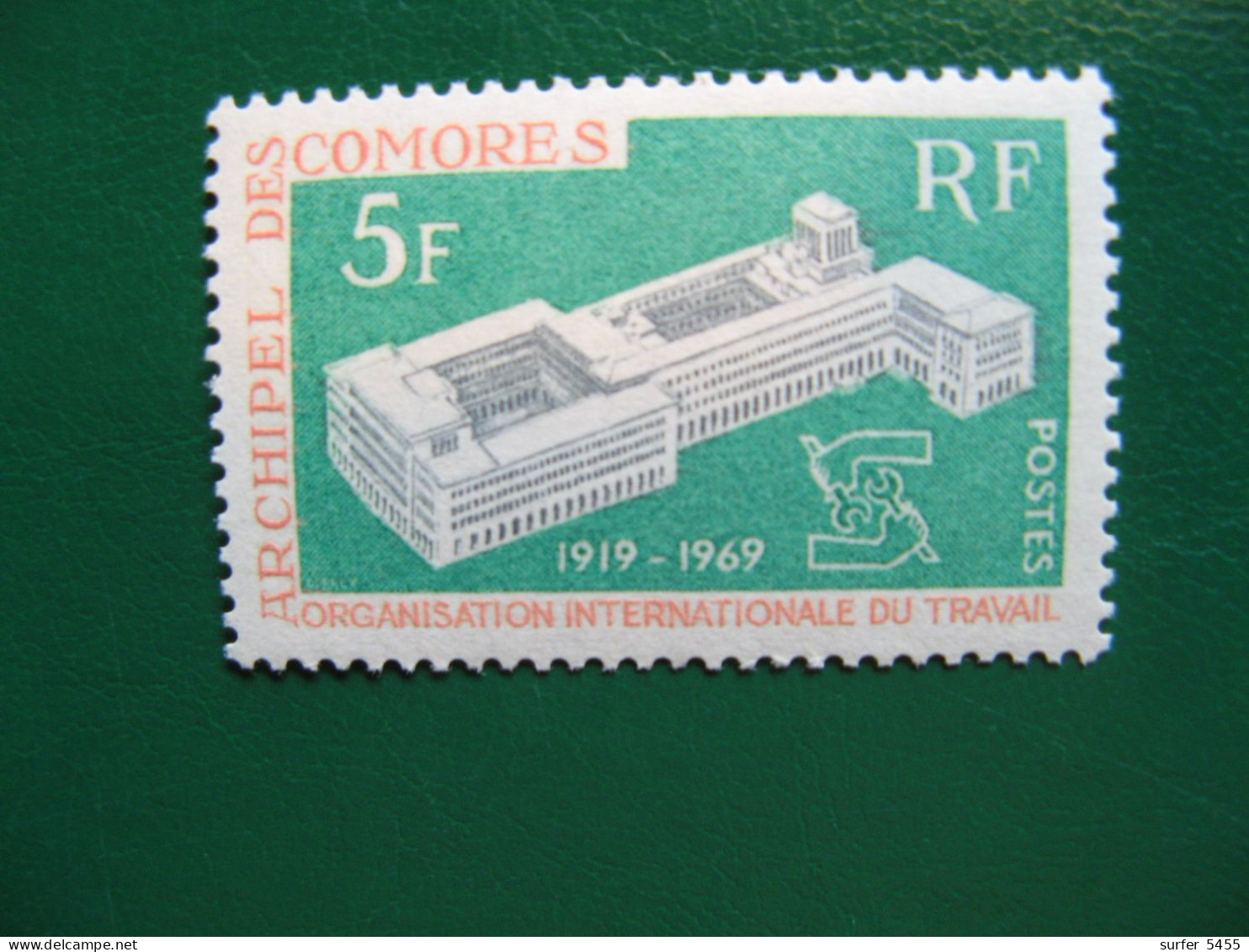COMORES YVERT POSTE ORDINAIRE N° 55 TIMBRE NEUF** LUXE COTE 2,00 EUROS - Unused Stamps