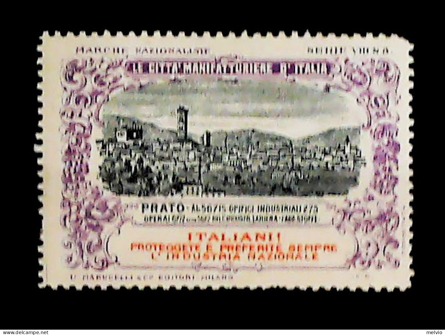 1915-Italia (MNH=**) Prato Le Citta' Manifatturiere D'Italia - Erinofilia