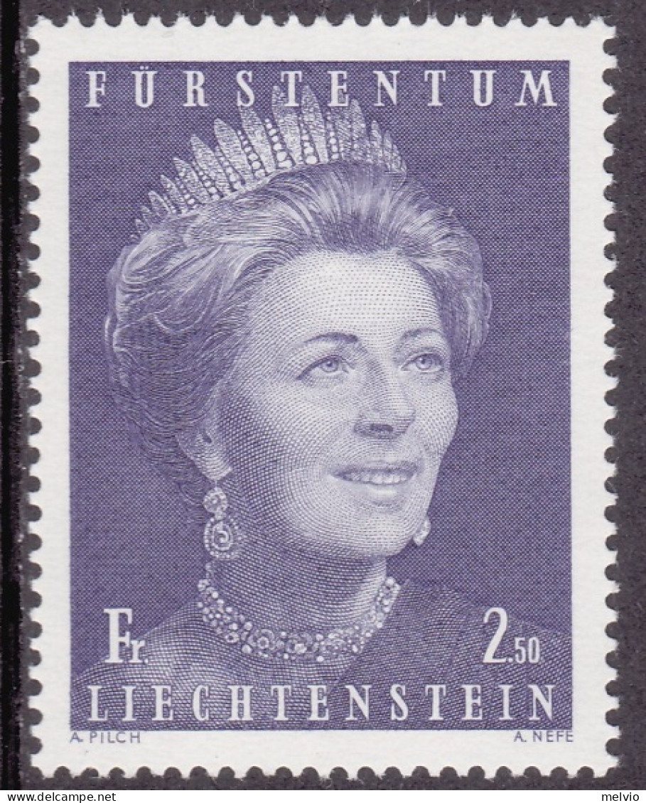 1971-Liechtenstein (MNH=**) S.1v."Principessa Georgina" - Other & Unclassified