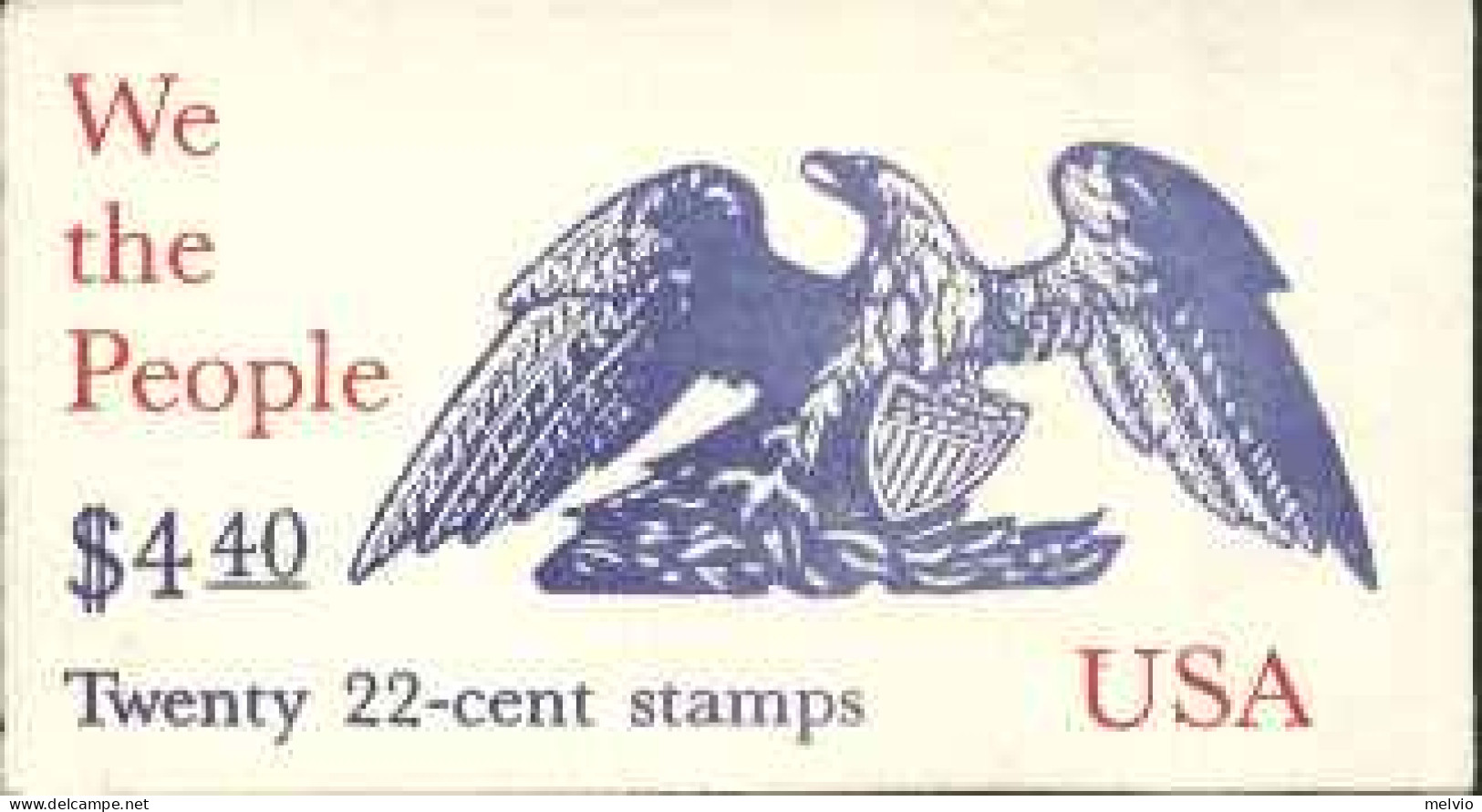 1987-U.S.A. (MNH=**) Libretto A Copertina "Costituzione" - Unused Stamps