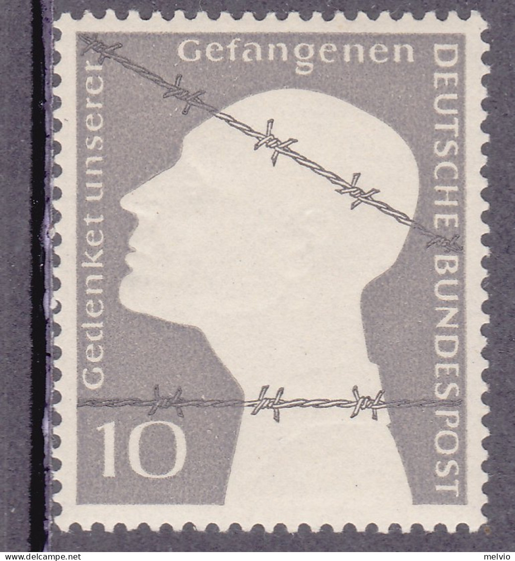 1953-Germania (MNH=**) S.1v."prigionieri Di Guerra"catalogo Unificato Euro 8 - Other & Unclassified