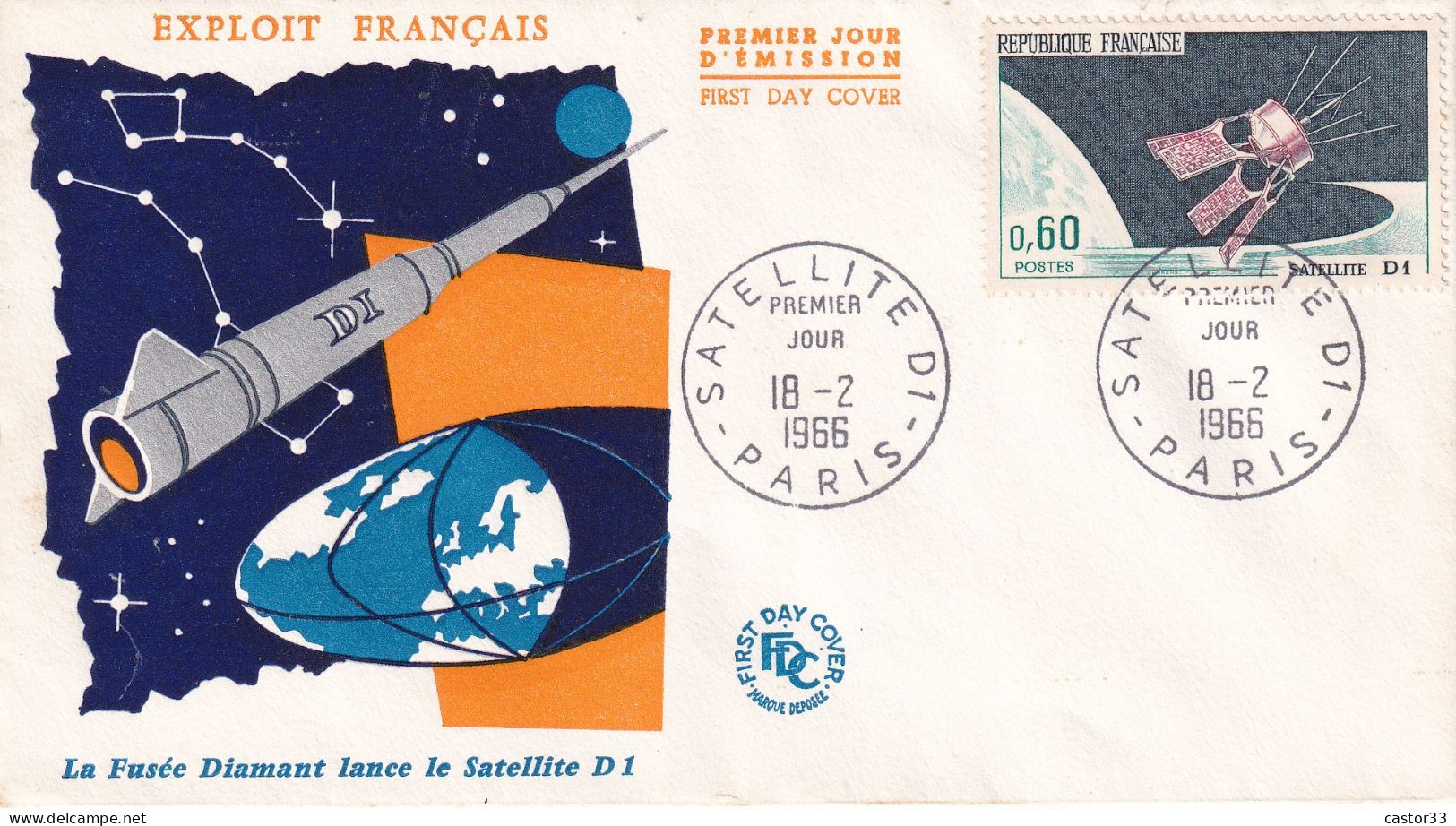 1er Jour, Satellite D1 - 1960-1969