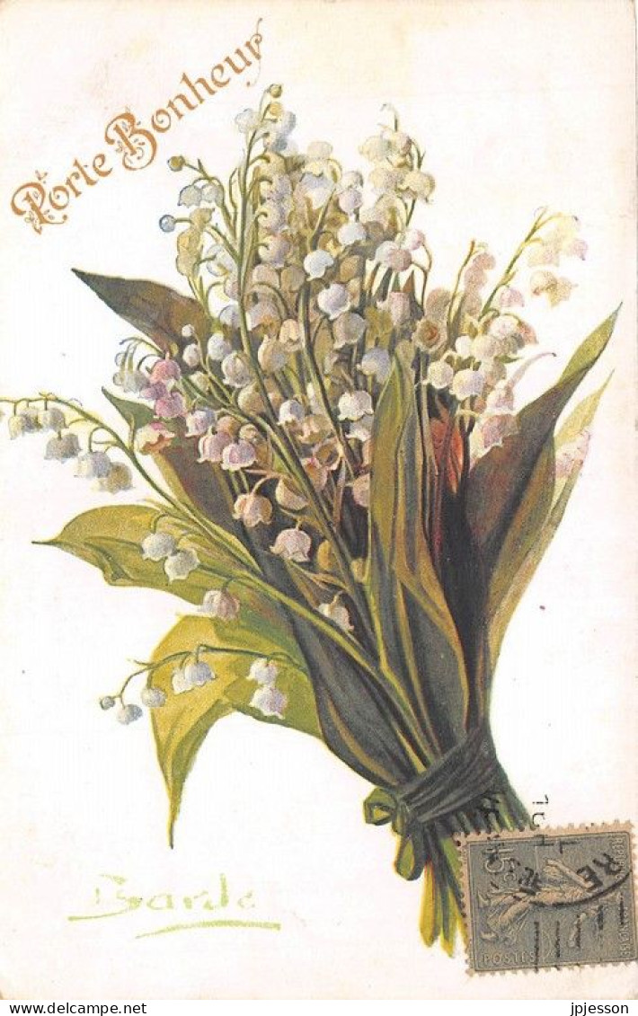 ILLUSTRATEUR - BARDE - FLEURS - "MUGUET DE MAI" N°509 - Otros & Sin Clasificación