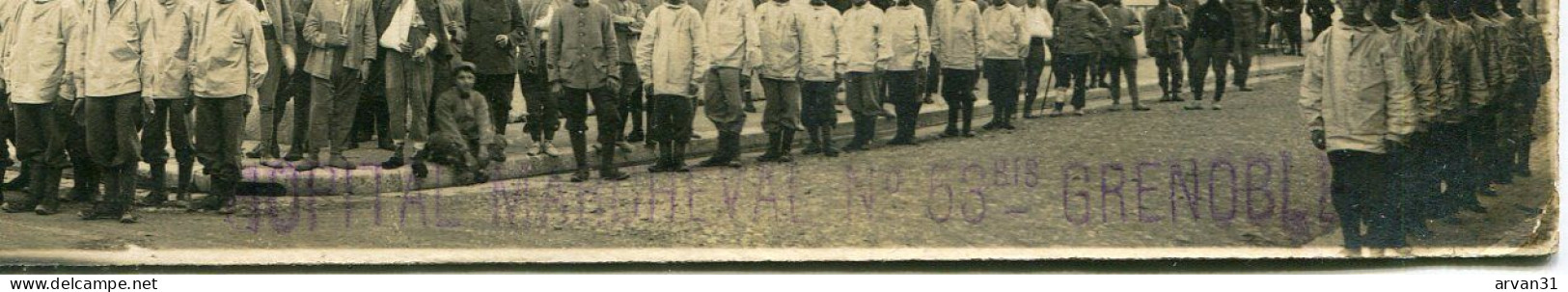 GRENOBLE -  TRES RARE CARTE PHOTO De L' HÔPITAL MARCHEVAL N° 53 Bis  De 1917  - - Guerre 1914-18