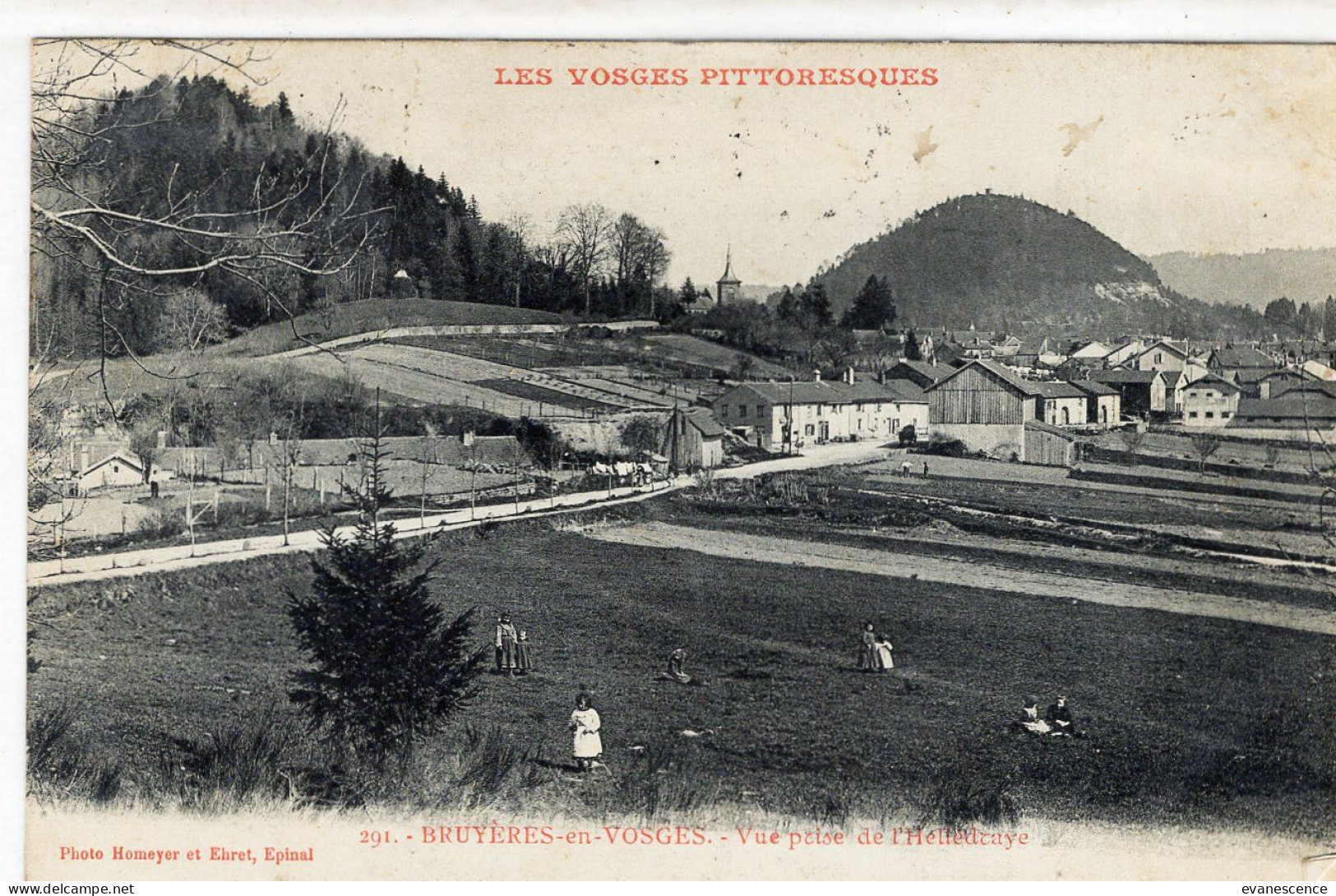 Bruyères En Vosges : Grande Rue (petit Pli Angle )   ///  Ref. Mai 24 ///  BO. 88 - Bruyeres