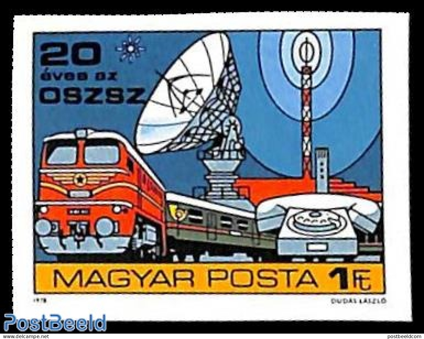 Hungary 1978 Postal Ministers Conference 1v Imperforated, Mint NH, Science - Transport - Telecommunication - Post - Ra.. - Unused Stamps