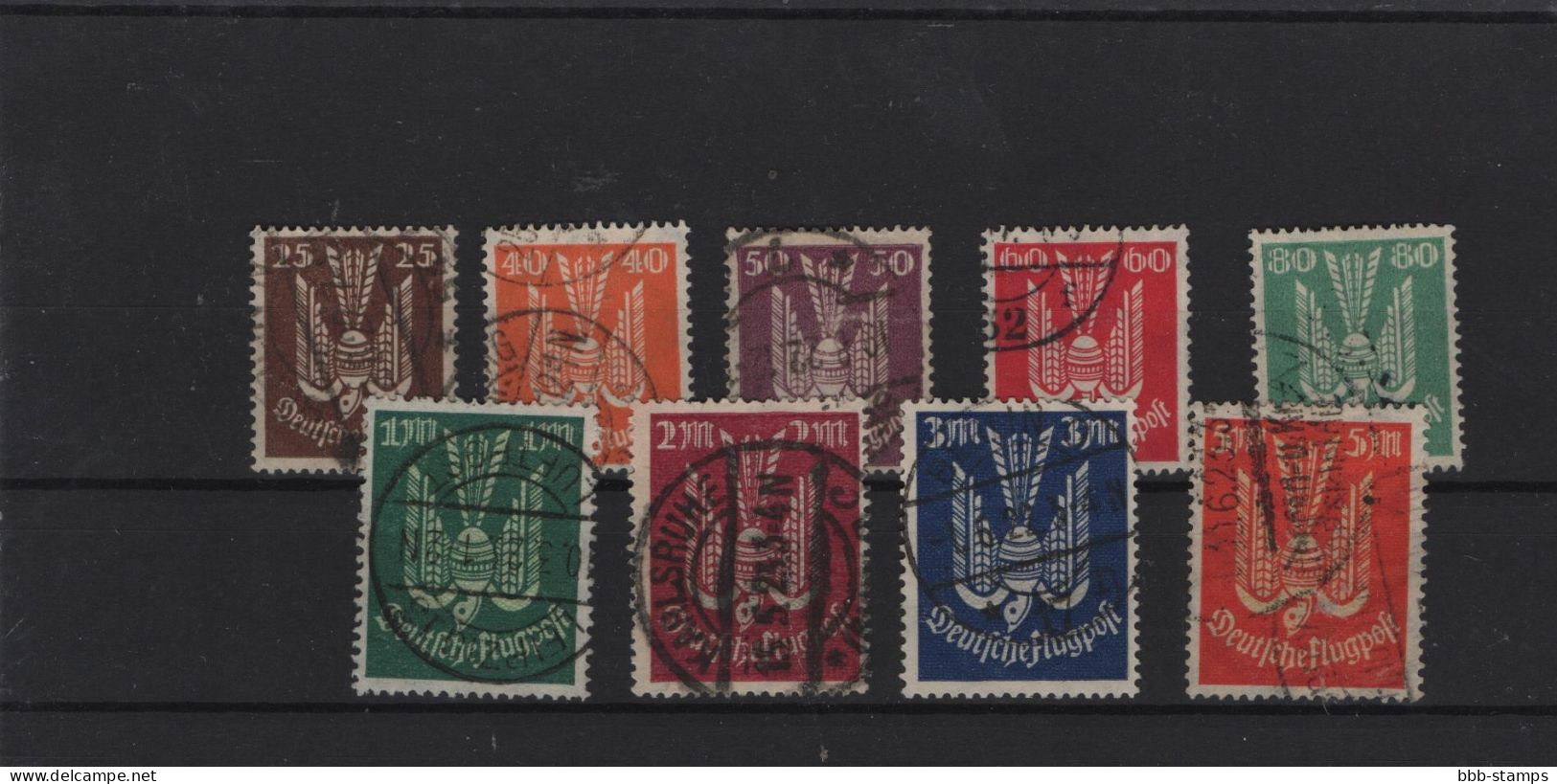 Deutsches Reich  Michel Kat.Nr. Gest 210/218 - Used Stamps