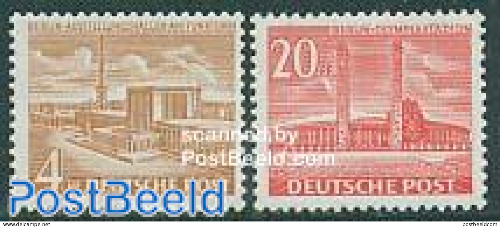 Germany, Berlin 1953 Definitives 2v, Mint NH - Ongebruikt