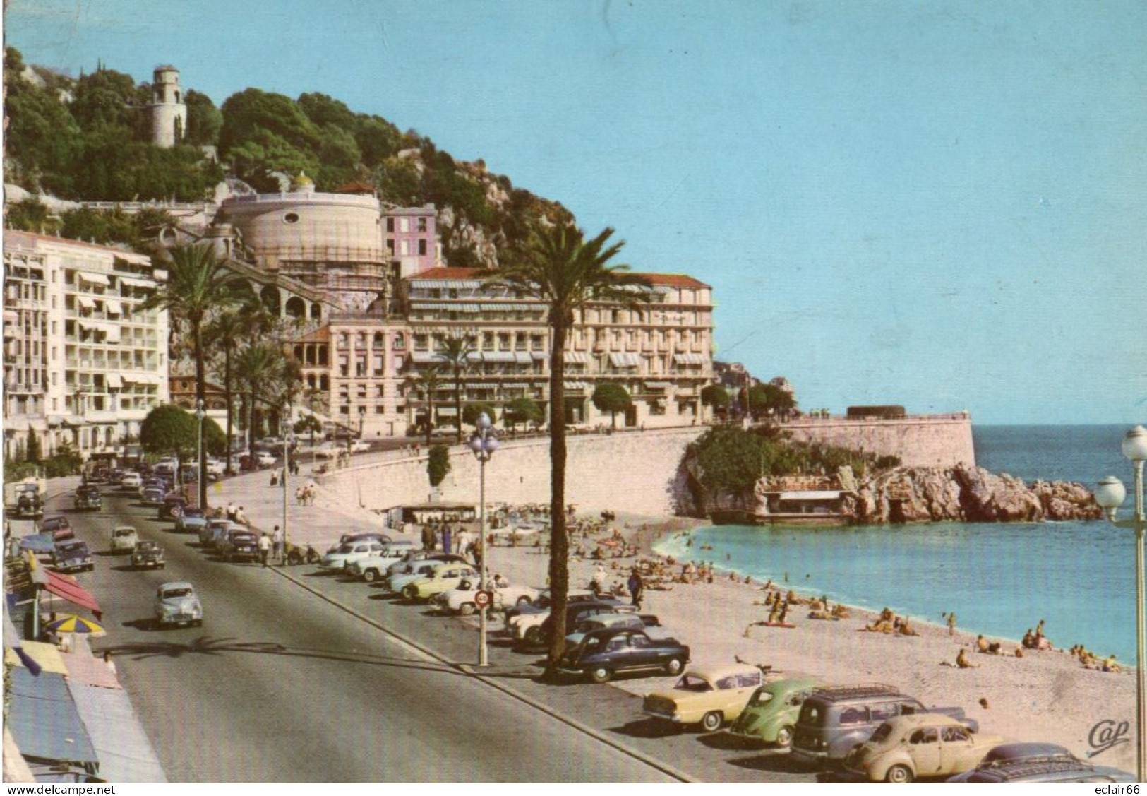 06 - Nice - Les Ponchettes Et La Pointe De Rauba Capéou CPM Année1960 Voitures D'époque Edit CAP Impeccable - Parcs Et Jardins