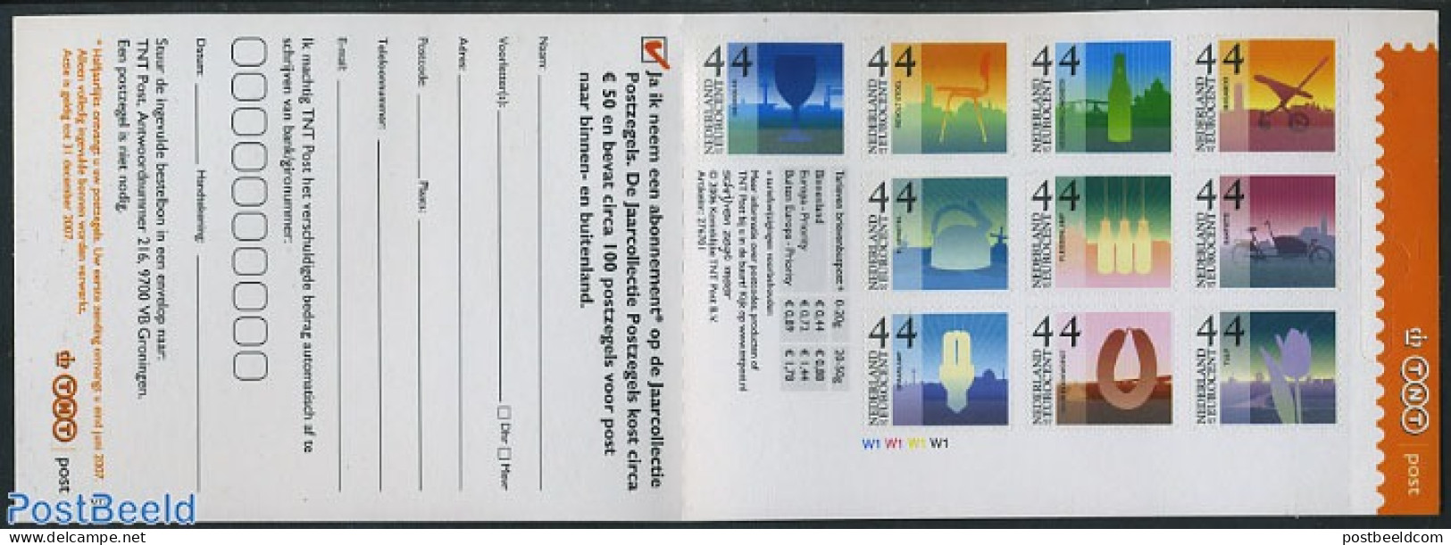 Netherlands 2007 Dutch Products Booklet, Mint NH, Stamp Booklets - Unused Stamps
