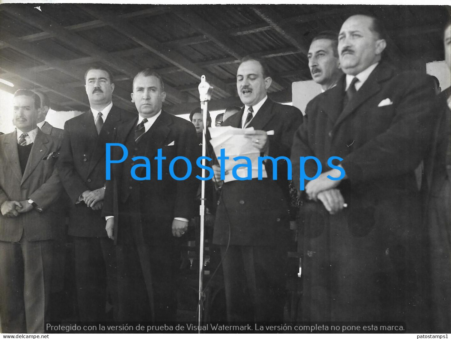 229178 ARGENTINA TUCUMAN GOBERNADOR FERNANDO RIERA 1951 INAUGURACION CAMPEONATO INTERCOLEGIAL 18 X 13 PHOTO NO POSTCARD - Argentine