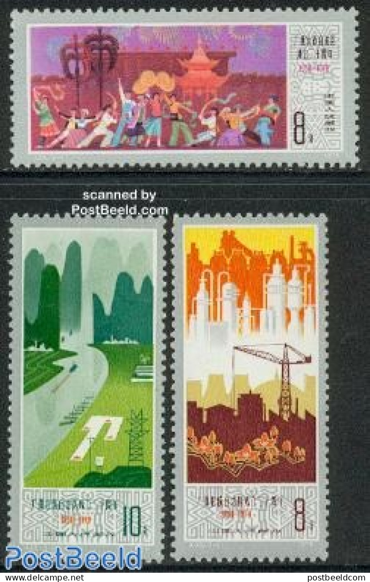 China People’s Republic 1978 Kwangsi Chuang 3v, Mint NH, Science - Chemistry & Chemists - Unused Stamps